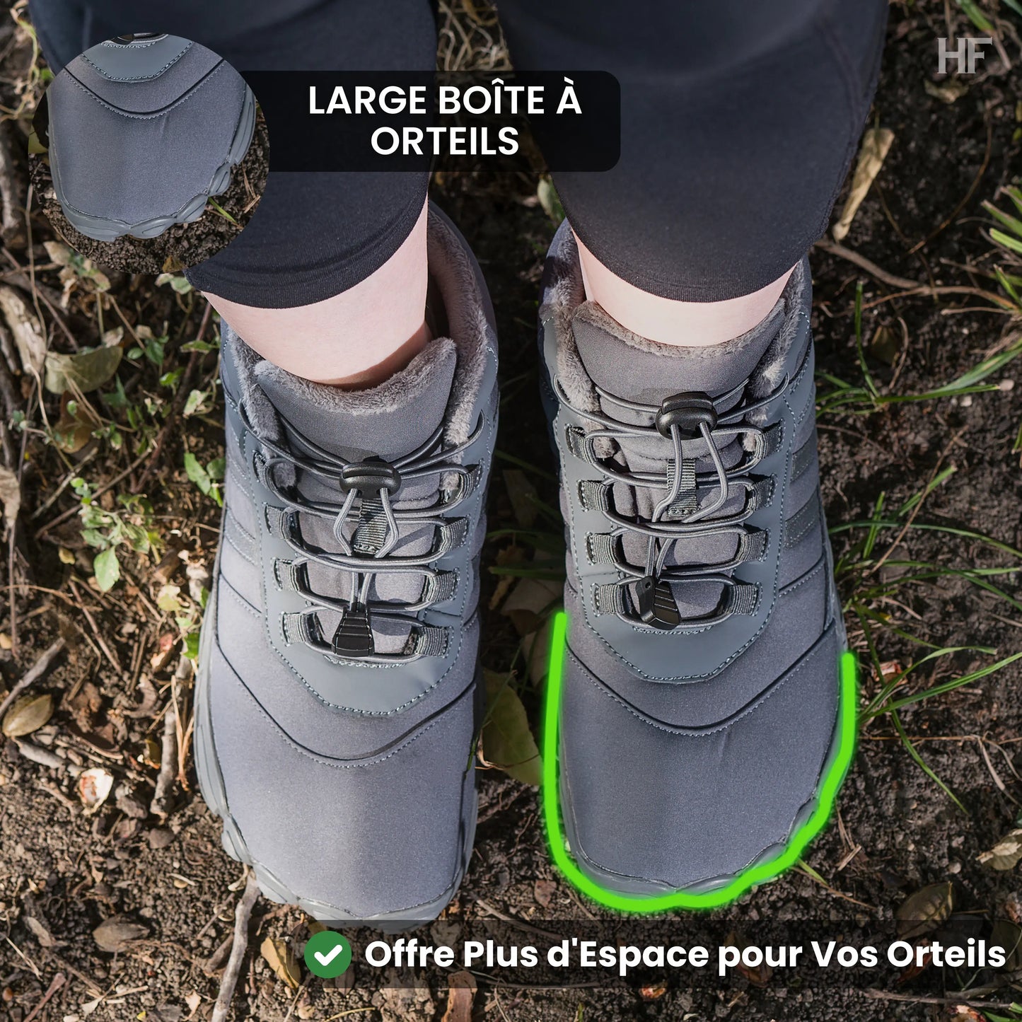 Kasdava Pro - Non-slip & Water-resistant Winter Barefoot Shoe (Unisex)